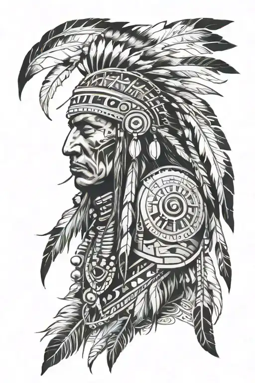 Native American Leg Sleeve