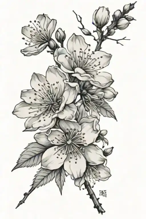 Cherry Blossom With Date