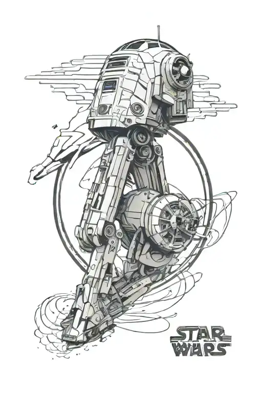 Star Wars Arm Design Representing