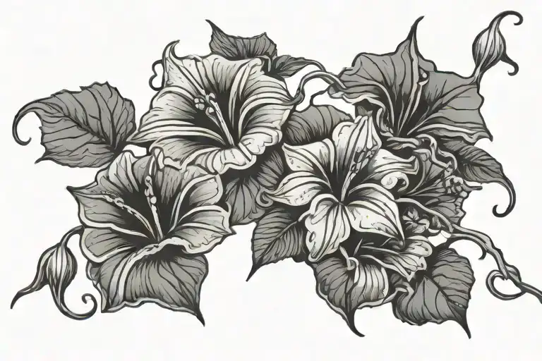 Bloody Morning Glory Vine