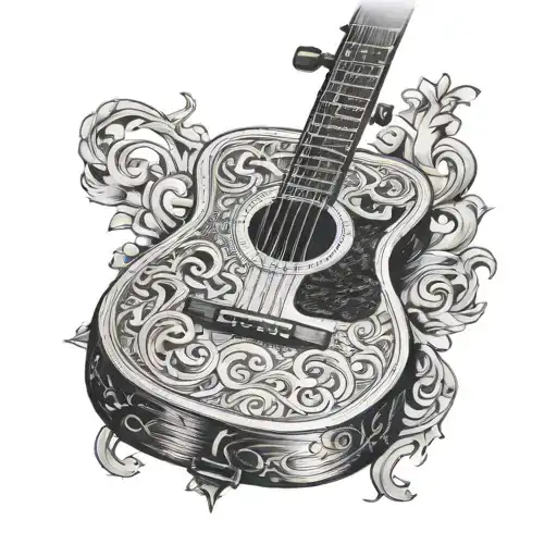 Acoustic Guitar Neck