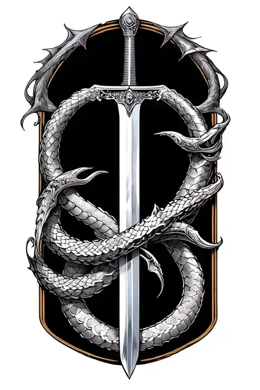 Scale And Sword Intertwined