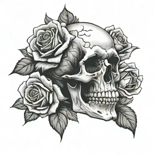 Skull And Roses Memorial