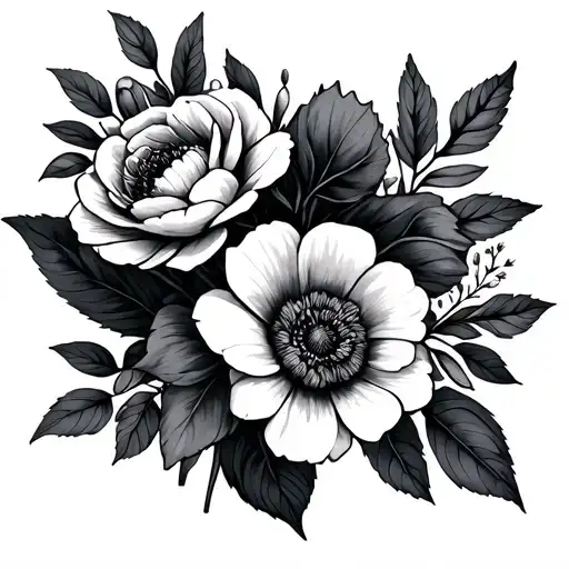 October And May Birth Flower Bouquet