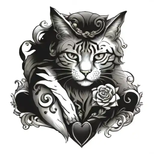 Cat Tarrot Love Trust Friends