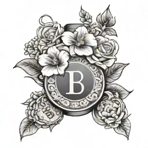 Flowers And Money Bag