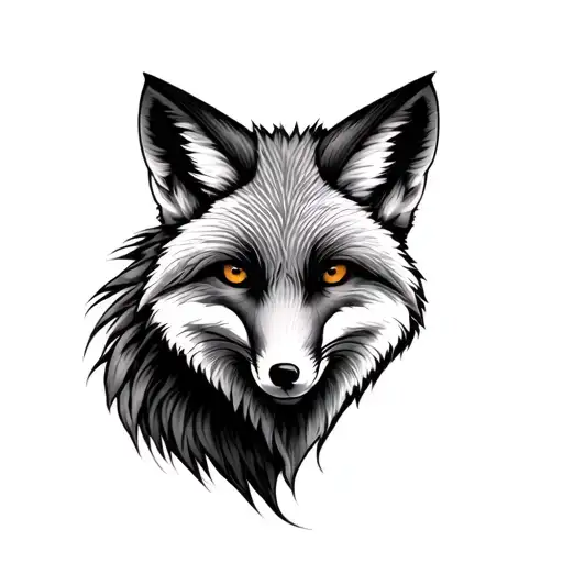 Fox Tattoo Men On Shoulder