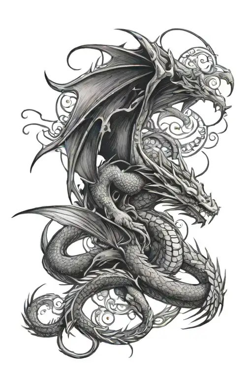 Dragon And Swallow