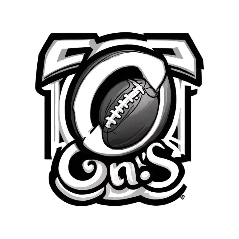 Cooper Written With Footballs As O's