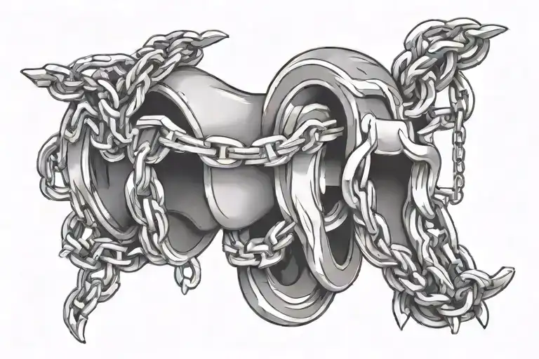 Bicep Chain With Hanging