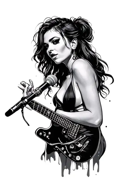 Callie With Rock Music