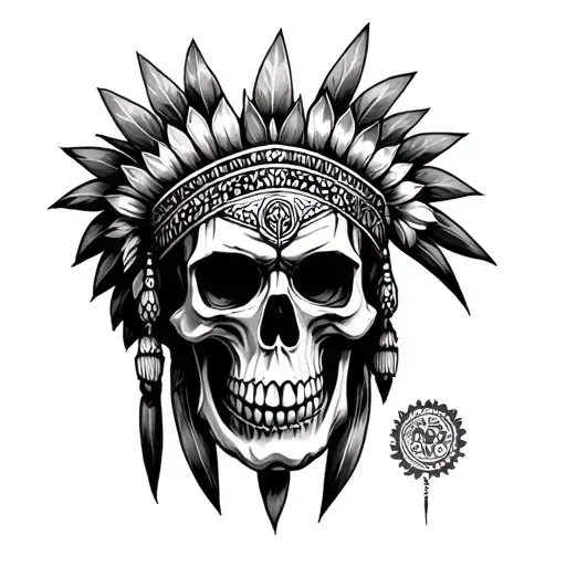 Demonic Indian Skull