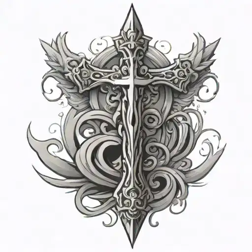 Christian Sword Cross
