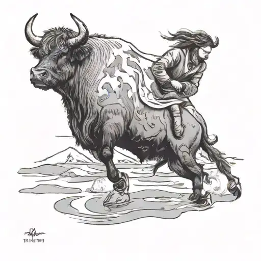 An Interior Designer Figure Skating On A Frozen Ocean With Highland Cows Watching