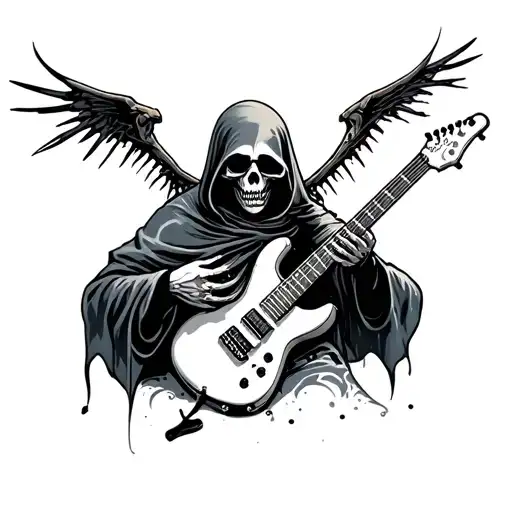 Grim Reaper Guitar