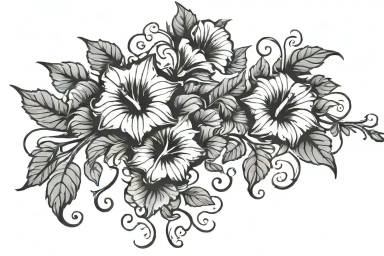 Bloody Morning Glory Vine