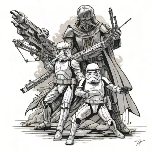 Star Wars Battle Scene