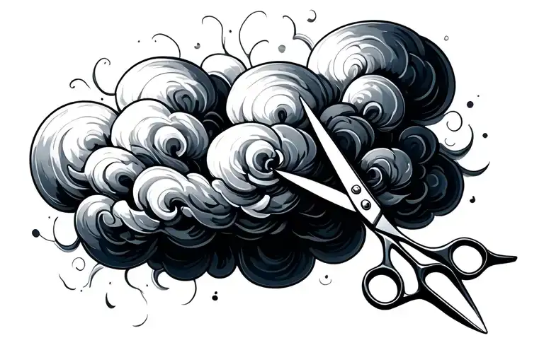 Scissors Cut A Cloud