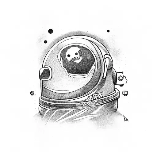 Astronaut Alien Cross