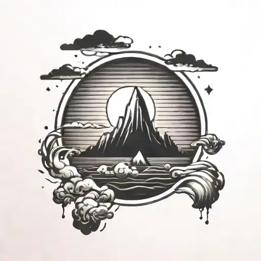 Small Sunset Cute For Male Simple