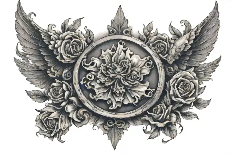 Realism Chest Tattoo Portrait