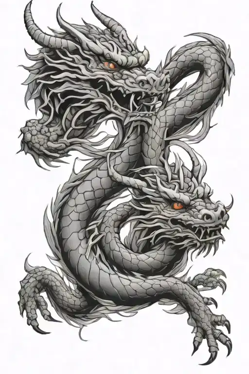 Japanese Dragon Wrapped