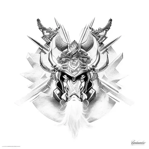 A Realistic Portrait Of The Client's Favorite Cavaleiros Do Zodiaco Character In Black And Grey