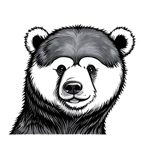 Small Tattoo Of A Daddy Bear By Himself For Wrist