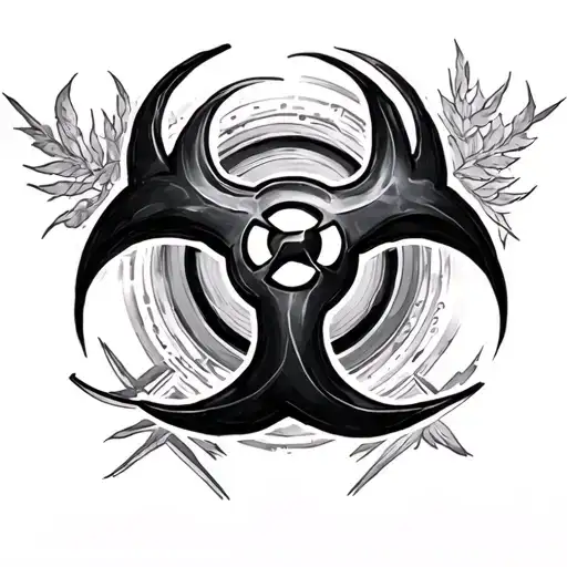 Coverup For Bio Hazard Symbol