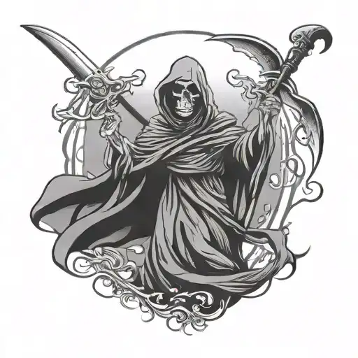 Grim Reaper Silohuette