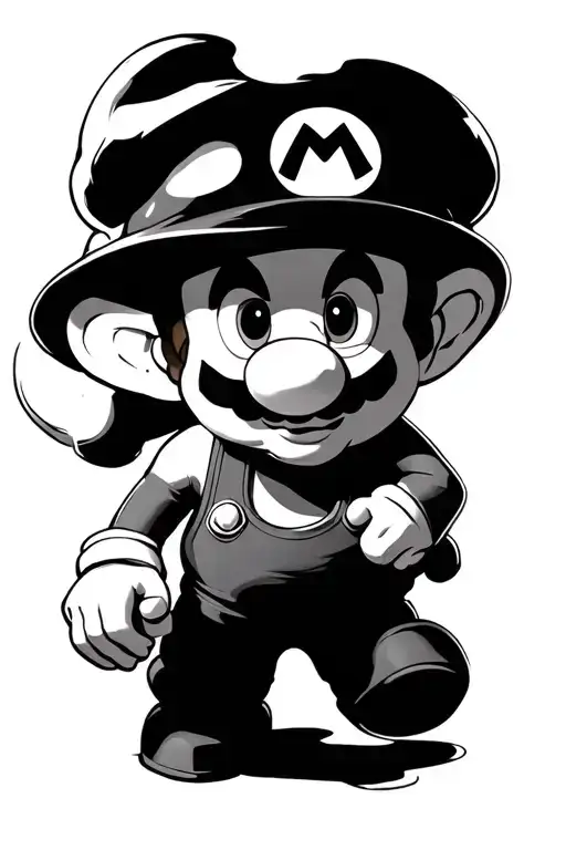 Mario Getting Bigger From Mushroom