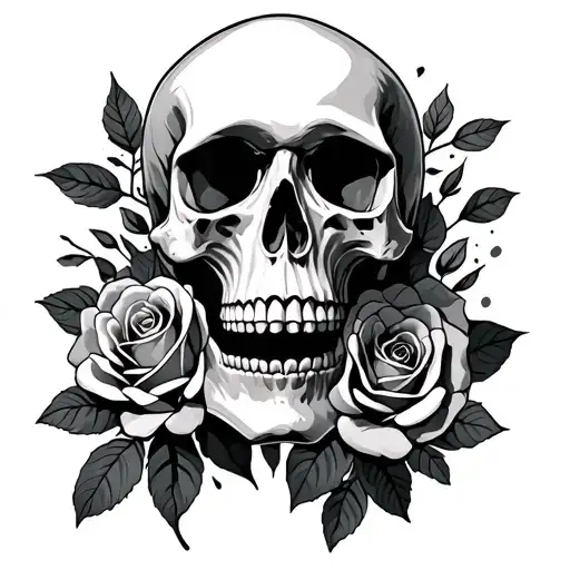 Skull And Roses