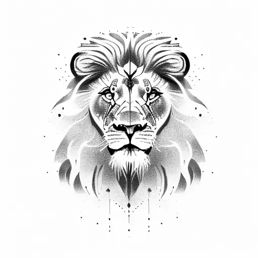 Abstract Lion