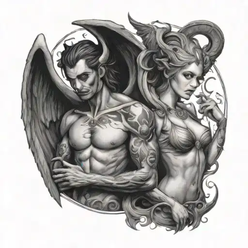 Gothic And Elegant Lucifer And Lilith