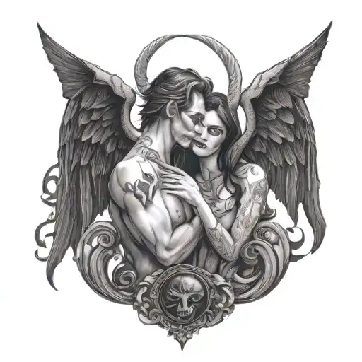 Gothic And Elegant Lucifer And Lilith