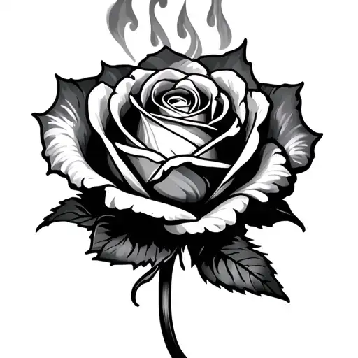 Burning Rose