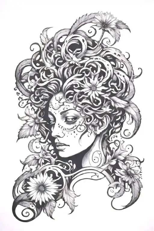 Medusa Head Hidden Semi Colon And Dandelion Incorporated