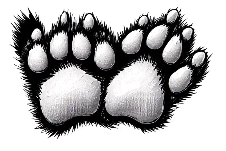 Baby Bear Paw Print