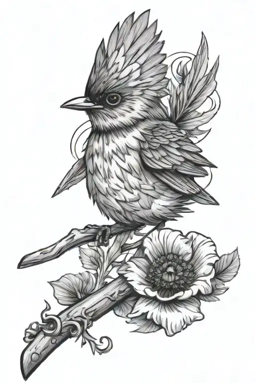 Poppy Sword Robin Bird