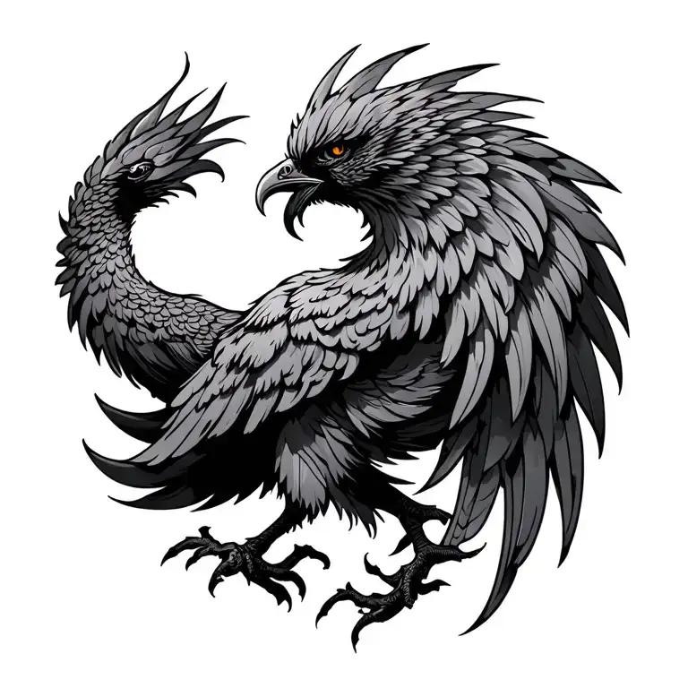 Rising Phoenix Bird