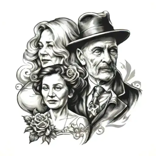 Mother And Father Family