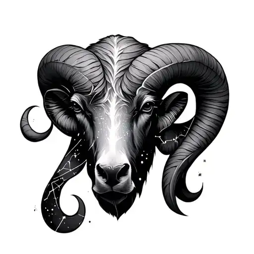 Aries Constellation Intertwined