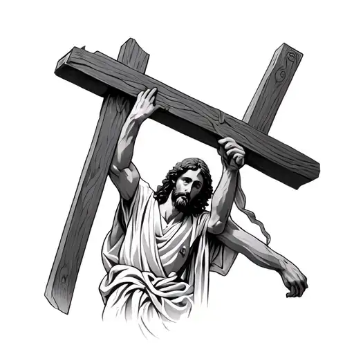 Jesus Carrying The Cross