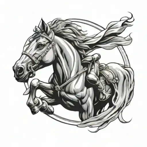 Alexander The Great With Horse