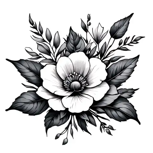 Floral End With A New Life