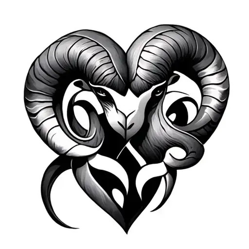 Aries And Cancer Love Symbol