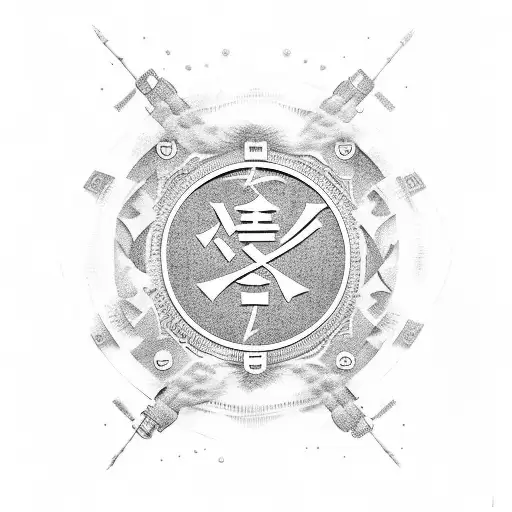 Toji Symbol With A Black Background