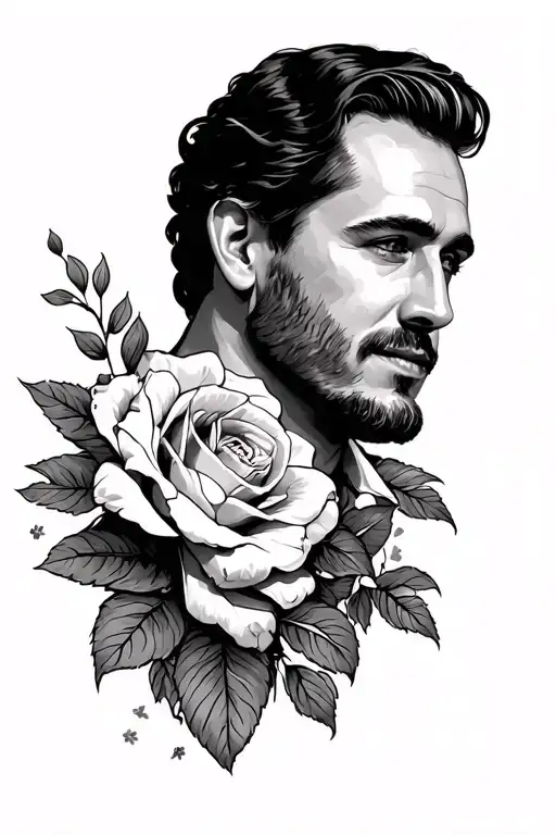 Dad Memorial Tattoo Design