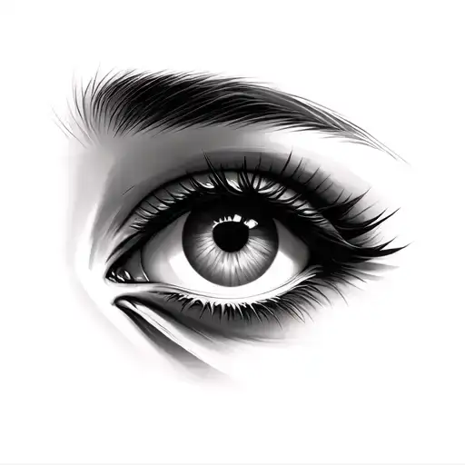 Tiger Eye And Women Eye