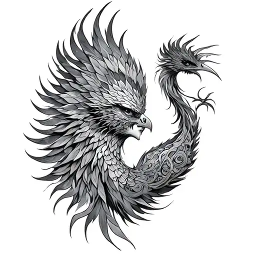 Phoenix Mandala Women Warrior